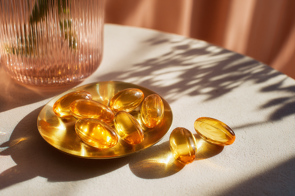 A clean premium omega-3 lifestyle scene representing easy daily use, routine consistency, and user-friendly fish oil design