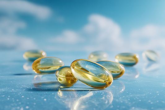 A premium omega-3 daily intake concept showing balance, clarity, and practical wellness planning in a calm modern lifestyle setting