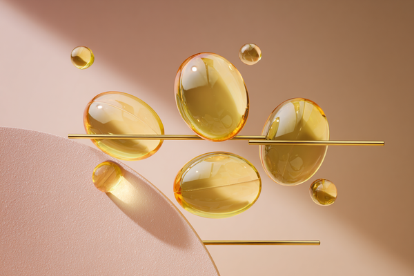 A premium fish oil concept showing source, testing, structure, and trust as an integrated quality system