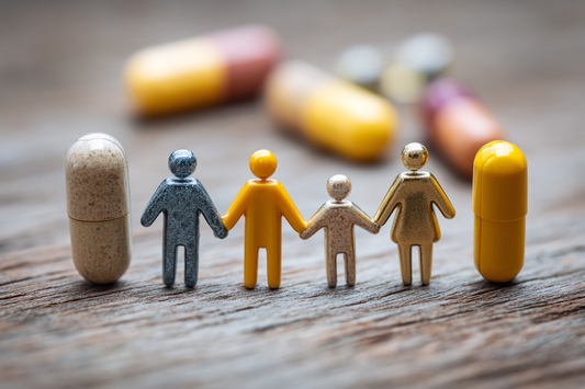 A family lifestyle planning scene representing practical supplement pairing for daily life, travel, stress, and healthy aging support