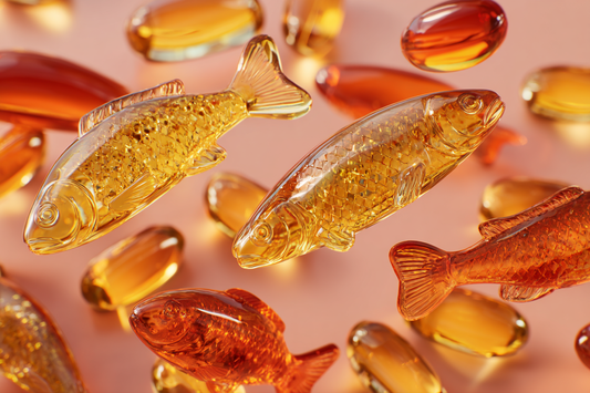 A premium omega-3 lifestyle scene representing thoughtful fish oil selection, quality transparency, safety assurance, and long-term trust