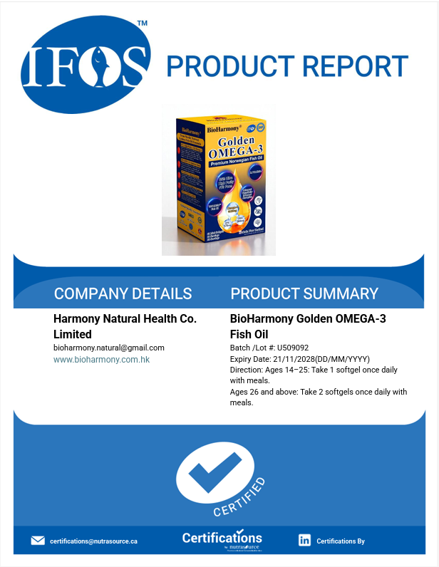 Golden OMEGA-3 Fish Oil